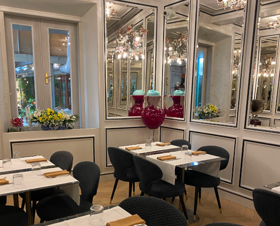 Private Events at Ristorante Retrò Firenze. The mirror room